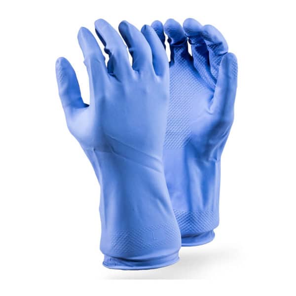 Dromex Hi-Vis PVC Stop & Go Gloves (Wrist)