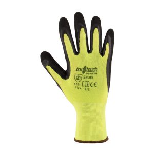 Rebel Hi Viz Sandy Nitrile Gloves